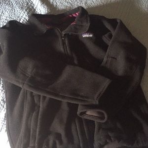 Patagonia black fleece jacket sz XS